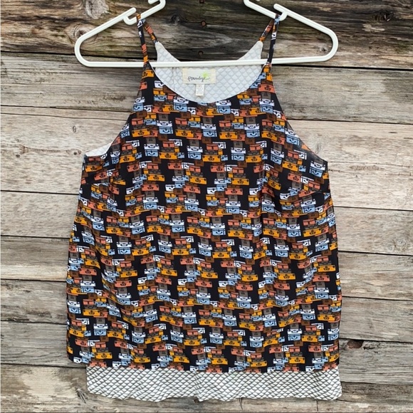 Anthropologie Tops - Anthropologie | Porridge Suitcase Luggage Travel Tank Top Split Back size XS